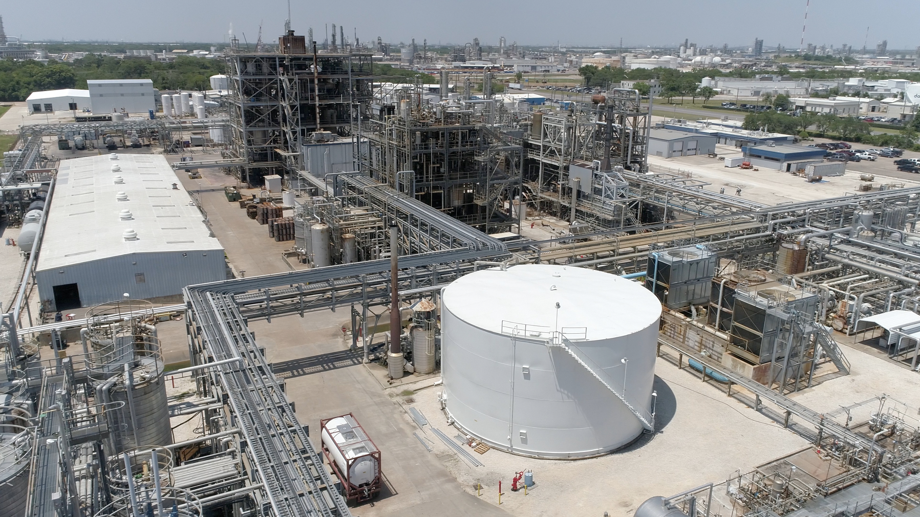 Pasadena Aerial Photo Close In View Of This 26 7 Acre Mfg Chemical Plant 5f0c9298539c7