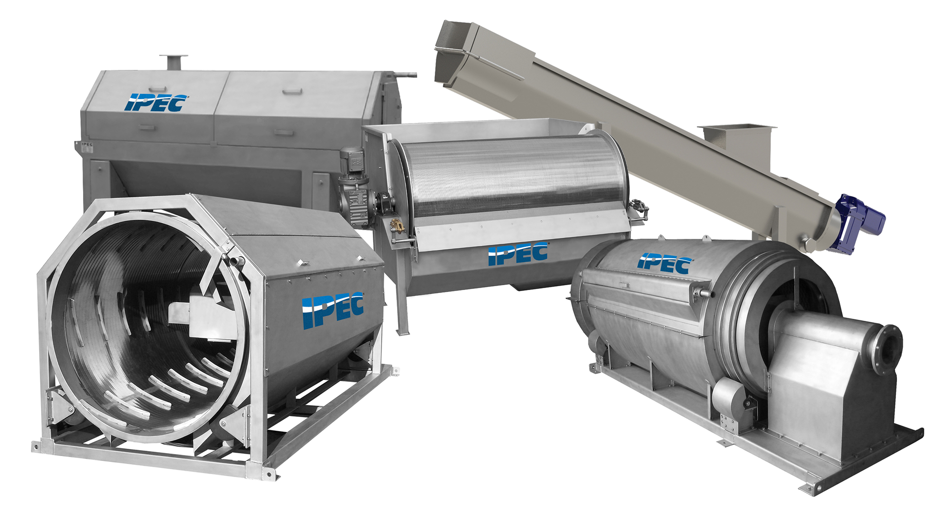 IPEC rotary drum screens are known for their rugged construction, reliable performance and minimum maintenance in tough industrial wastewater applications.