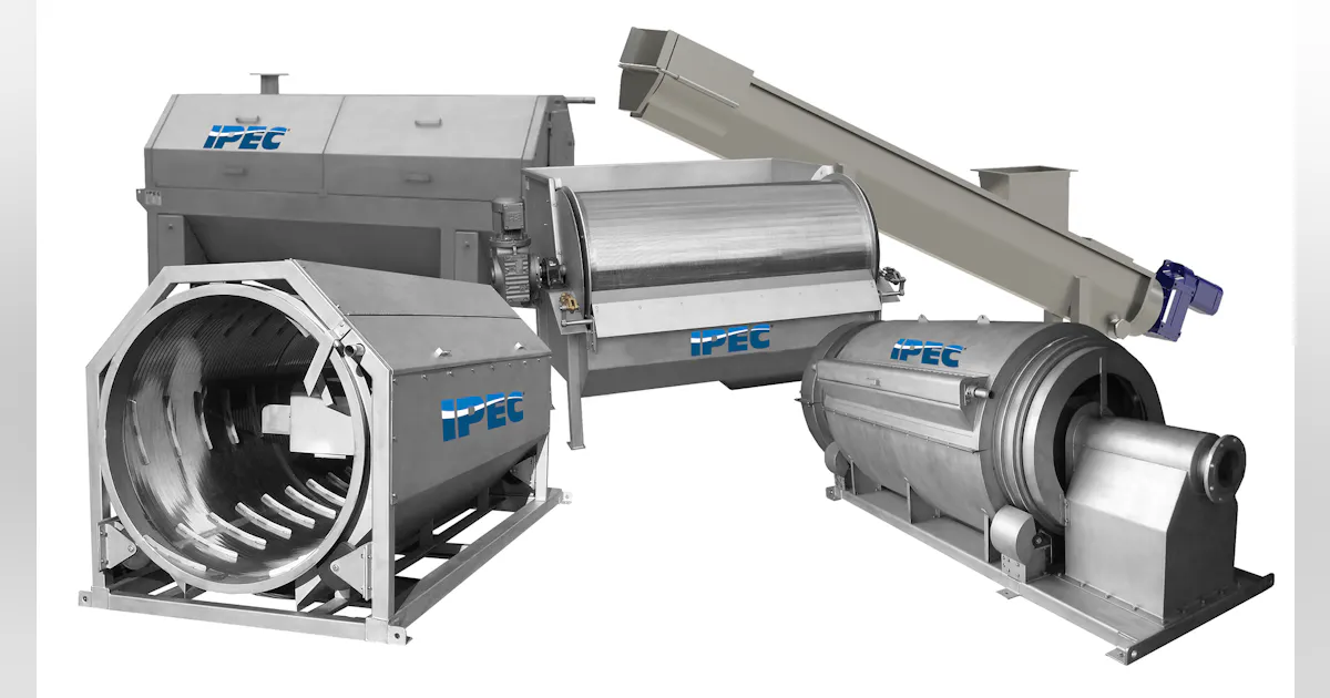 IPEC Drum Screens for Effective Food & Beverage Wastewater Treatment ...
