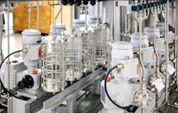 A total of 140 pumps, 140 electric motors, and 140 safety valves were installed in the CIPs. A total of 140 pumps, 140 electric motors, and 140 safety valves were installed in the CIPs.