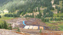 These treatment ponds were built at mines close to the Gold King Mine in Colorado.