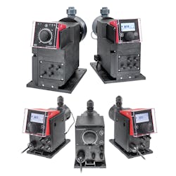 Figure 1. Digital Dosing pumps ensure accurate, almost continuous and smooth injection of disinfectants and biocides into the system. Figure 1. Digital Dosing pumps ensure accurate, almost continuous and smooth injection of disinfectants and biocides into the system.