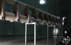 Figure 1. This system designed for use in an MBR application, shows the slot injectors angled down for good mixing from the bottom of the tank up and to create a longer path for its bubbles to be exposed to the water for better oxygen transfer. Larger brewers might even choose anaerobic wastewater treatment systems to generate biogas that can be used to reduce energy costs, but those solutions do not scale well economically for craft or microbreweries. Figure 1. This system designed for use in an MBR application, shows the slot injectors angled down for good mixing from the bottom of the tank up and to create a longer path for its bubbles to be exposed to the water for better oxygen transfer. Larger brewers might even choose anaerobic wastewater treatment systems to generate biogas that can be used to reduce energy costs, but those solutions do not scale well economically for craft or microbreweries.