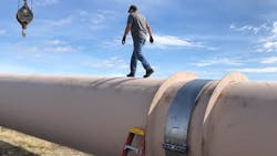 A&B Irrigation plans to save tens of thousands of dollars in labor costs and equipment rentals that would otherwise be needed to complete the project. A&B Irrigation plans to save tens of thousands of dollars in labor costs and equipment rentals that would otherwise be needed to complete the project.