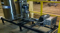 Water management system on a refinery pump.