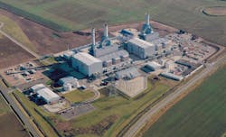 An aerial photo of the South Humber Bank Power Station. An aerial photo of the South Humber Bank Power Station.
