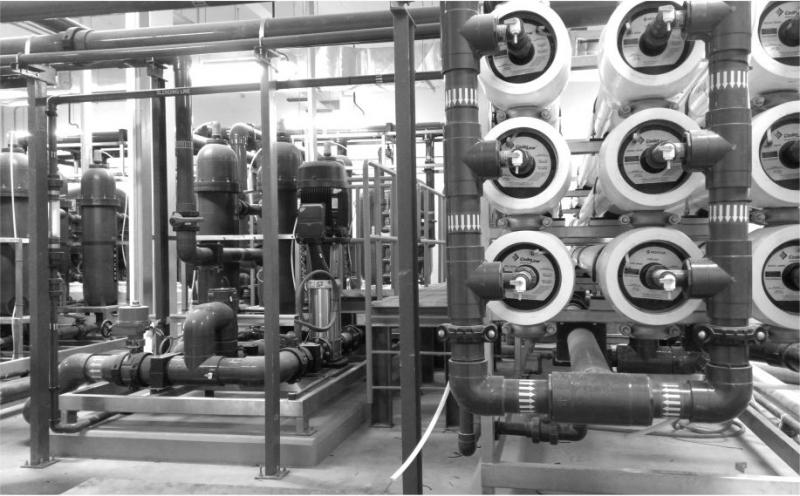 Large scale commercial reverse osmosis system for a Food Production Company.