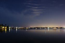 The Manatee River meets the Tampa Bay. The Manatee River meets the Tampa Bay.