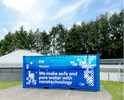 NX Filtration’s Mexpert pilot system at Industriewater Eerbeek NX Filtration’s Mexpert pilot system at Industriewater Eerbeek