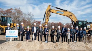 Watson-Marlow recently held a groundbreaking ceremony for the company&apos;s new manufacturing center in Road in Devens.