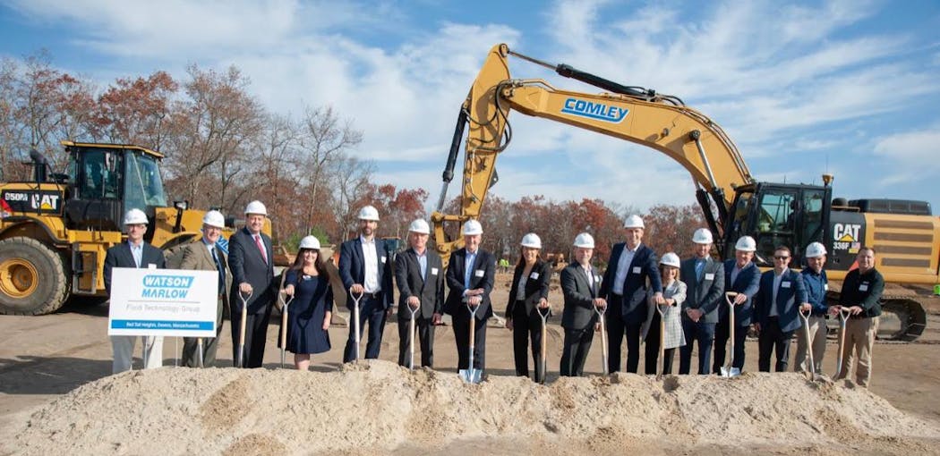 Watson-Marlow recently held a groundbreaking ceremony for the company&apos;s new manufacturing center in Road in Devens.
