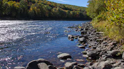 The Delaware River near the Upper Delaware Scenic Byway.