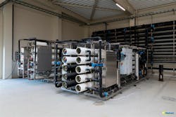 The reverse osmosis system at the Pasfrost plant. The reverse osmosis system at the Pasfrost plant.