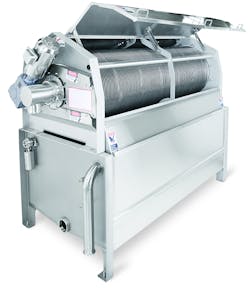 Figure 2: A Sanitary Zero-Maintenance Screen. The screen provides for easy access clean-in-place. Figure 2: A Sanitary Zero-Maintenance Screen. The screen provides for easy access clean-in-place.