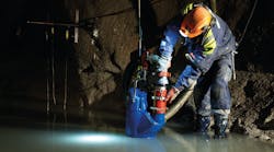 Submersible dewatering pumps are excellent for pumping water and dirty water mixed with light abrasives in mining operations.