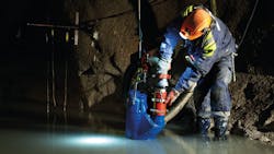Submersible dewatering pumps are excellent for pumping water and dirty water mixed with light abrasives in mining operations.