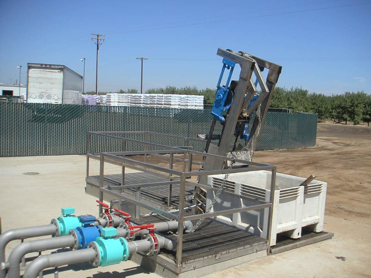 The Duperon FlexRake removes all debris damaging to the vineyard&rsquo;s evaporative ponds.
