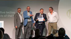 Representatives from De Nora were presented with the award at a special ceremony hosted by Water Europe on Tuesday, June 14.