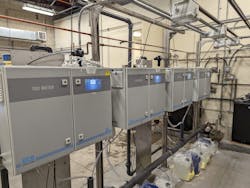 Fig 5A: TOC analyzers installed at the Seattle-Tacoma International Airport. Fig 5A: TOC analyzers installed at the Seattle-Tacoma International Airport.