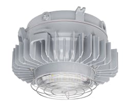 Appleton Industrial Mercmaster™ LED Generation 3 lighting fixtures have a rugged, corrosion-resistant housing protected by an epoxy powder coat finish, are rated for Class I, Div. 2 hazardous locations, and will reduce energy requirements by 70 percent compared to traditional HID sources. Appleton Industrial Mercmaster™ LED Generation 3 lighting fixtures have a rugged, corrosion-resistant housing protected by an epoxy powder coat finish, are rated for Class I, Div. 2 hazardous locations, and will reduce energy requirements by 70 percent compared to traditional HID sources.