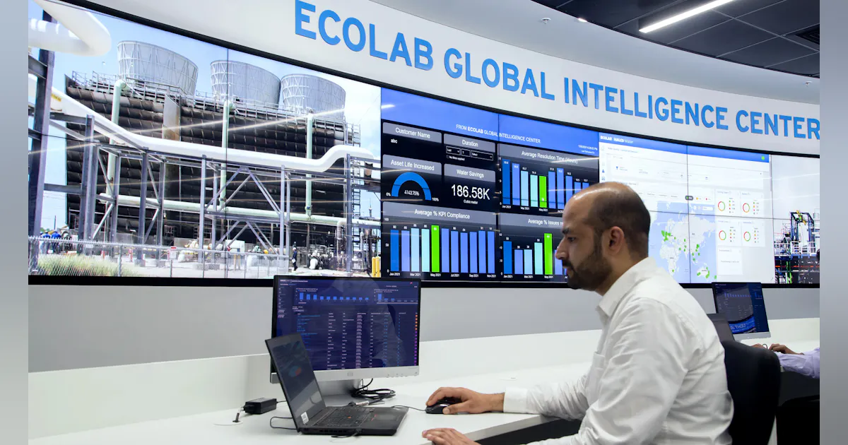 Ecolab Global Intelligence Center helps steel plant enhance operational ...