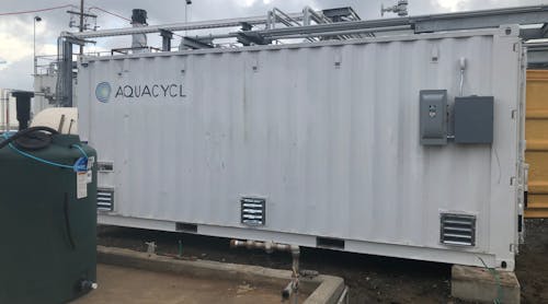 Aquacycl&apos;s onsite wastewater treatment at Vopak was able to demonstrate permit compliance of all monitored compounds in a small footprint, with 50% lower greenhouse gas emissions.