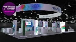 Sulzer will present new products and technologies for the water and wastewater sectors at booth 3625, WEFTEC 2023 on 2-4 October 2023.