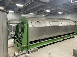 The Schwing Bioset is a waste biosolids dewatering system. The Schwing Bioset is a waste biosolids dewatering system.