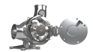 The MasoSine Certa Sine pump is designed specifically to offer superior product quality through gentle handling and consistent flow rates of the pumped food material.