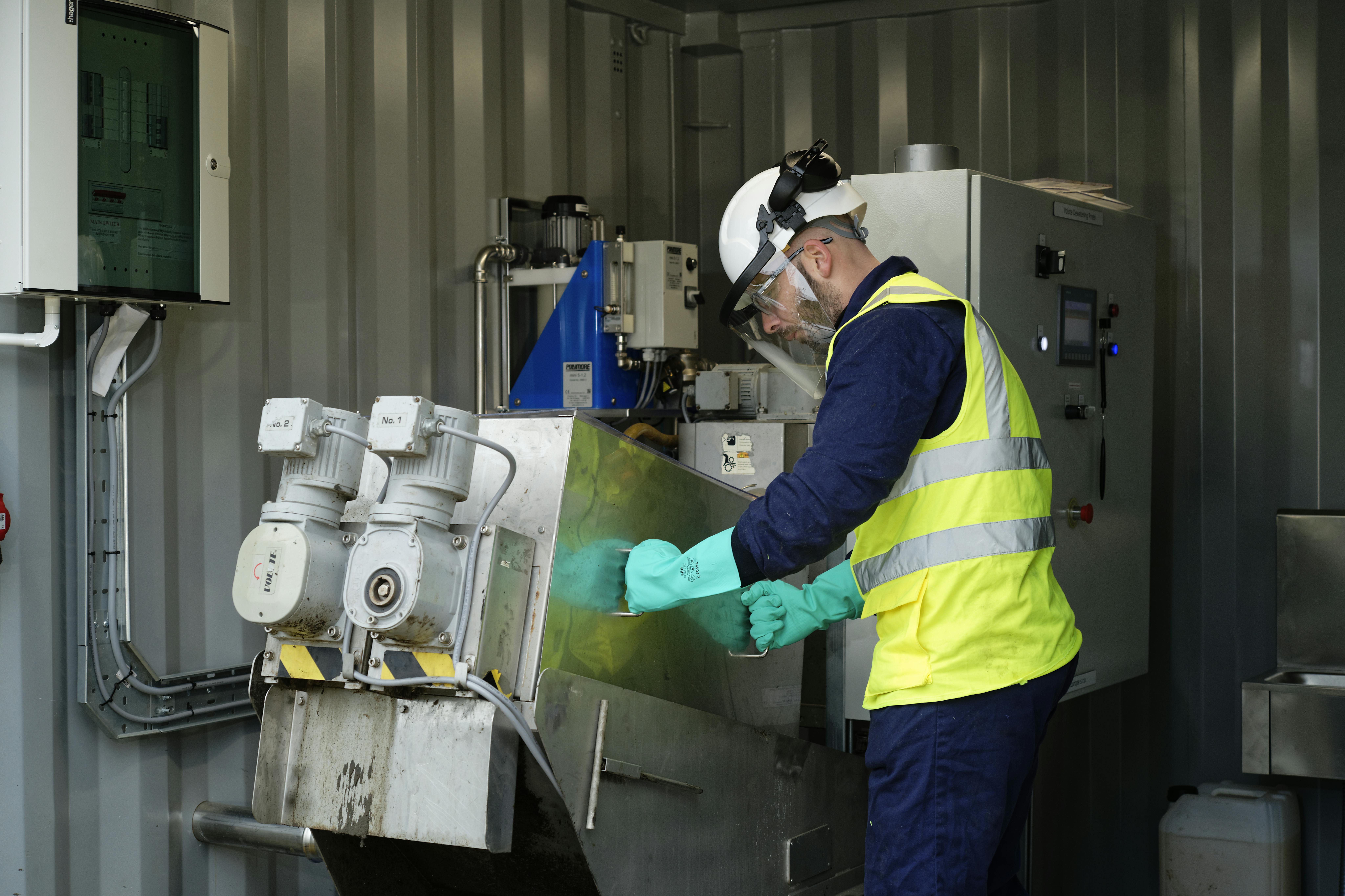 A Volute Screw Press installation