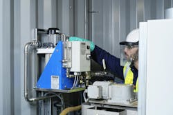 A Volute Screw Press installation A Volute Screw Press installation