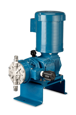 Mechanically actuated diaphragm metering pumps offer excellent suction lift capabilities, ease of operation and start-up, and the ability to handle liquids that off-gas, which makes them an ideal option for chemical-handling applications at wastewater treatment facilities.