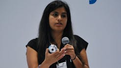 Bianca Pinto, biological systems engineer for the Water Environment Federation, speaks during an Innovation Theater presentation Tuesday at WEFTEC 2024 in New Orleans. Bianca Pinto, biological systems engineer for the Water Environment Federation, speaks during an Innovation Theater presentation Tuesday at WEFTEC 2024 in New Orleans.