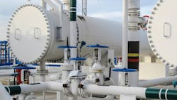 Kurita Dropwise Condensation Technology is dosed continuously into the steam line in front of the target heat exchanger to increase the water repellency of surfaces, which greatly enhances heat transfer efficiency. At the same time, steam consumption can be reduced, which leads to decrease fuel consumption and ultimately, lower greenhouse gas (GHG) emissions. Kurita Dropwise Condensation Technology is dosed continuously into the steam line in front of the target heat exchanger to increase the water repellency of surfaces, which greatly enhances heat transfer efficiency. At the same time, steam consumption can be reduced, which leads to decrease fuel consumption and ultimately, lower greenhouse gas (GHG) emissions.