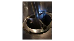 An automated scraper strainer like that from Acme Engineering is designed to continually remove both very large and very small suspended solids from liquids and slurries.