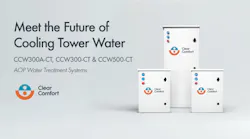 Building on a legacy of innovation, Clear Comfort’s newest AOP systems enable facilities to achieve higher cycles of concentration, significantly reducing the need for makeup water, chemical use and blowdown
