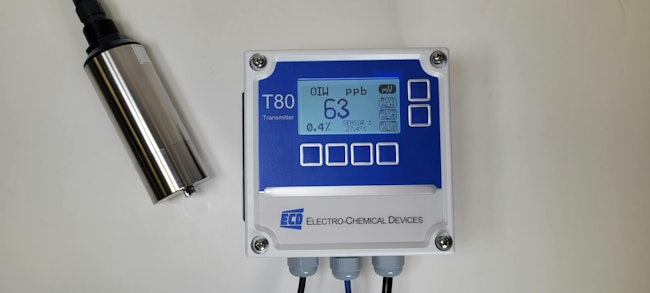 The ECD OIW80 Analyzer assists in meeting environmental regulations by swiftly detecting oily water contaminations.