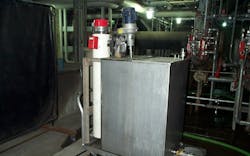 Figure 4. A chemical cleaning cart. Figure 4. A chemical cleaning cart.