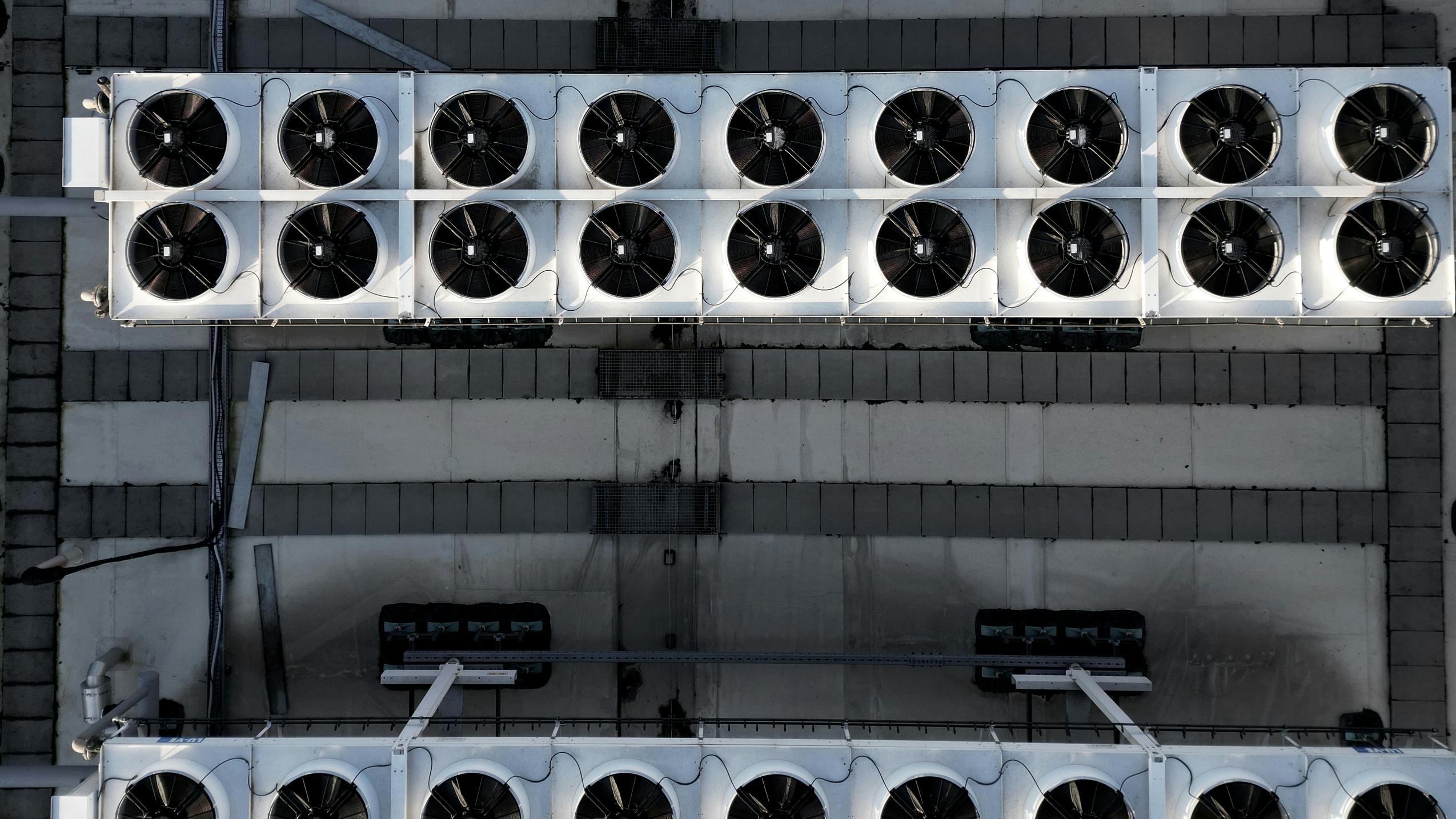 an industrial chiller designed to cool water in a closed circuit