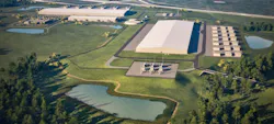 Rendering of Tulsa Data Center. Image credit Meta Rendering of Tulsa Data Center. Image credit Meta